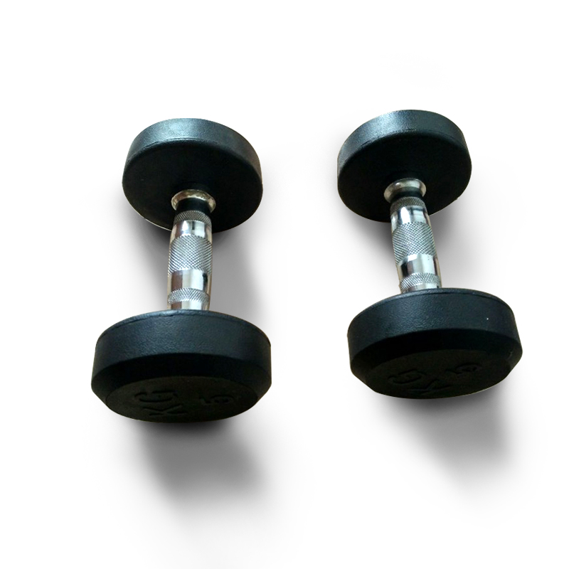 Commercial Gym Accessories Fix Rubber Dumbbell